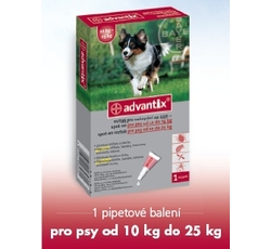 Antiparazitika - Advantix Spot On 1x2,5ml pro psy 10-25kg