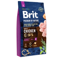 Krmiva - Brit Premium Dog by Nature Adult S (malá plemena 1-10kg)